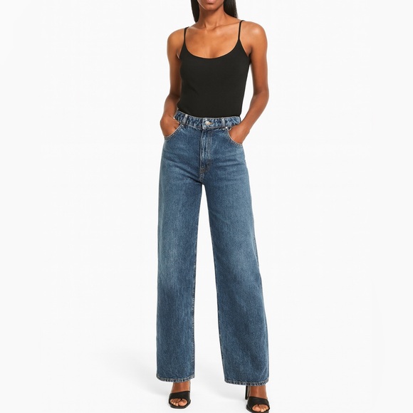Joseph High-Waisted Wide Leg Jeans Vintage Wash Sz Small - Picture 1 of 6